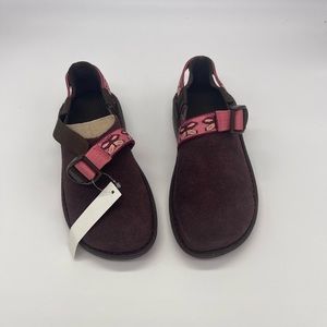 Chaco Pedshed Ecotread Plum Suede Kids Shoes Size 3 Kids Plum